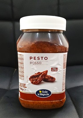 Foto Pesto Di Pomodori Secchi Barattolo Da 900 gr Origine Italia Marchio O Sole E Napule  1